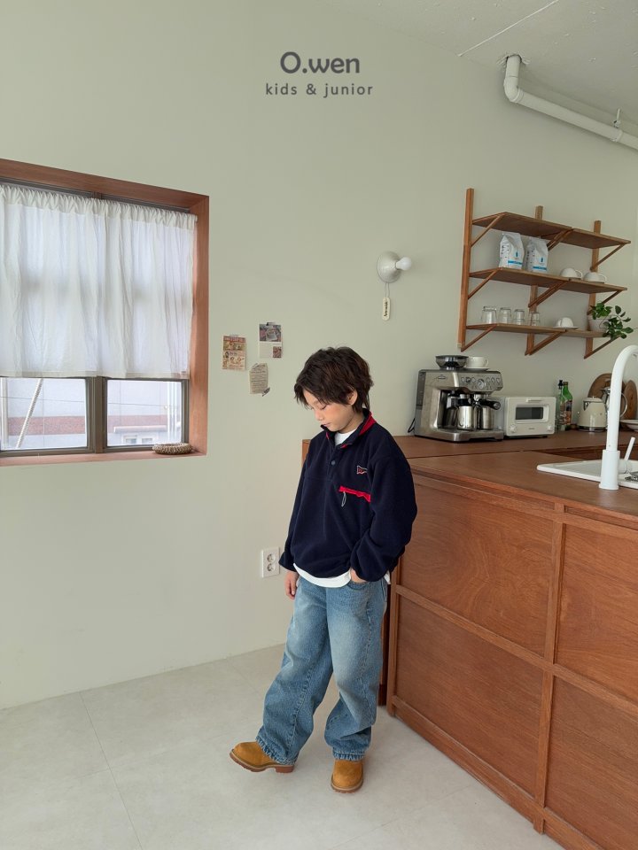 O Wen - Korean Children Fashion - #childofig - Glossy Fleece Anorak - 4