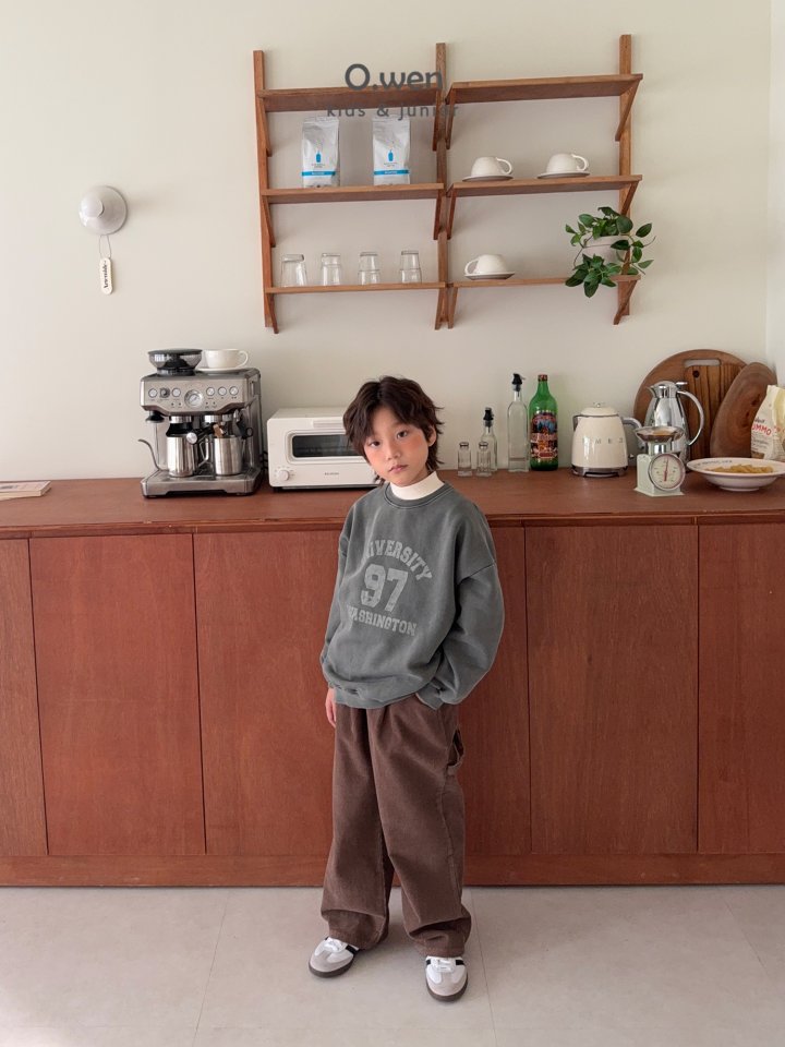 O Wen - Korean Children Fashion - #childofig - Washington Pigment Sweatshirt - 4