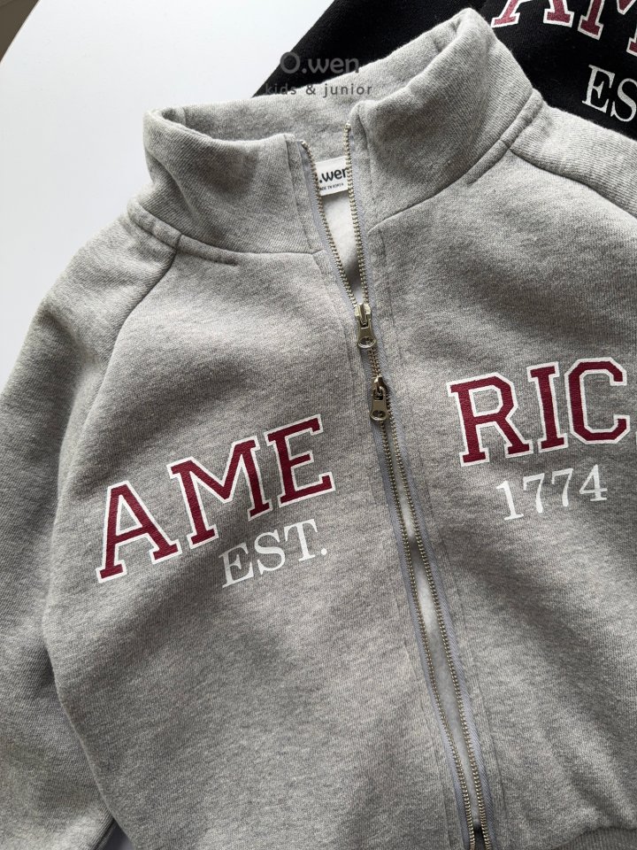 O Wen - Korean Children Fashion - #childrensboutique - America Two Way Zip-up - 11