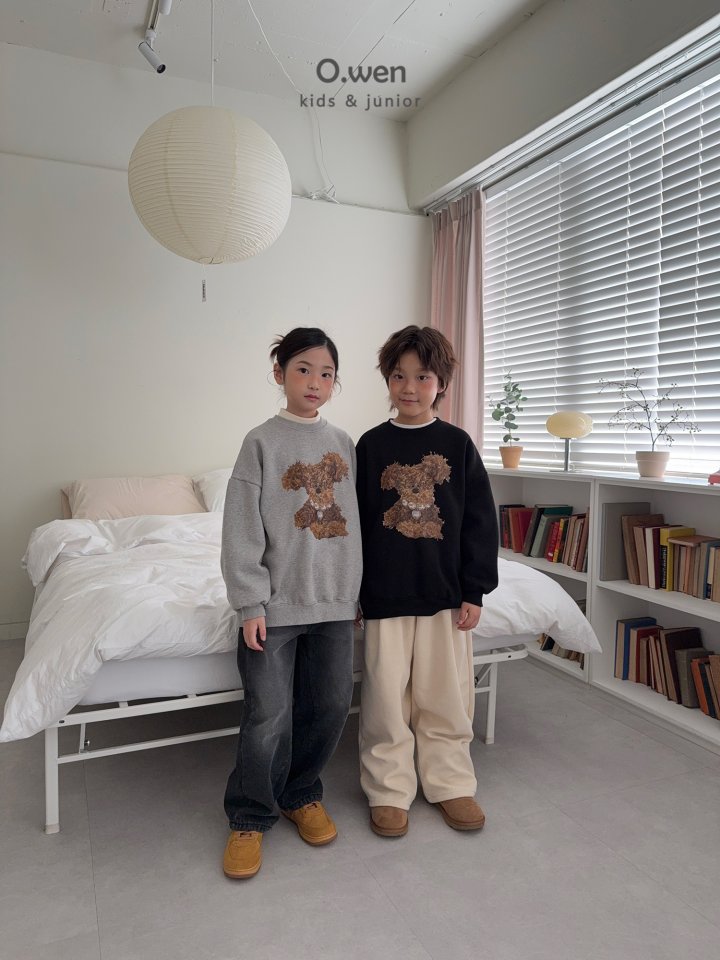O Wen - Korean Children Fashion - #childofig - Puppy Fleece Sweatshirt - 4