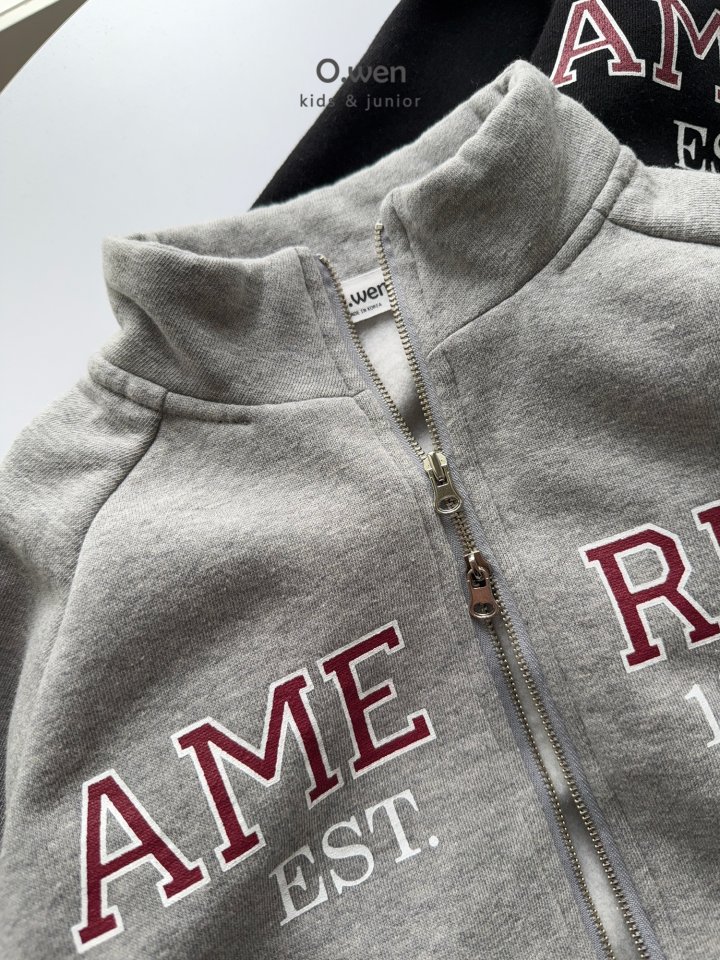O Wen - Korean Children Fashion - #designkidswear - America Two Way Zip-up - 12