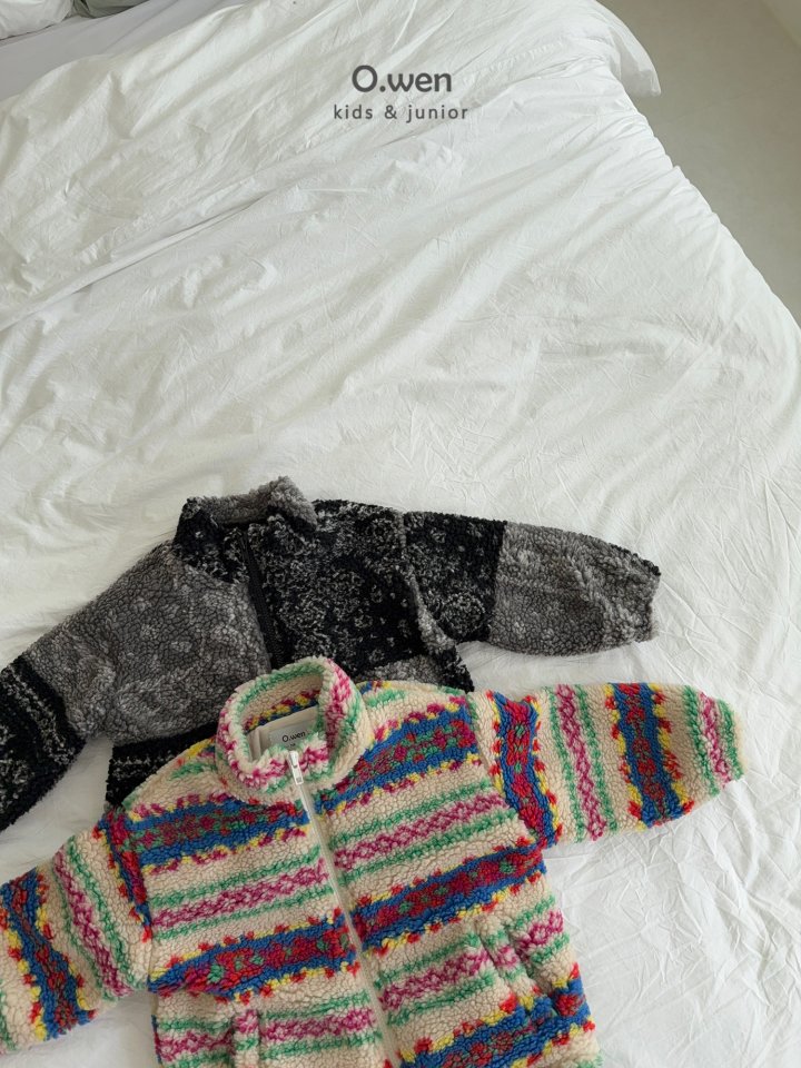 O Wen - Korean Children Fashion - #designkidswear - Sherpa Multi Jacket - 9