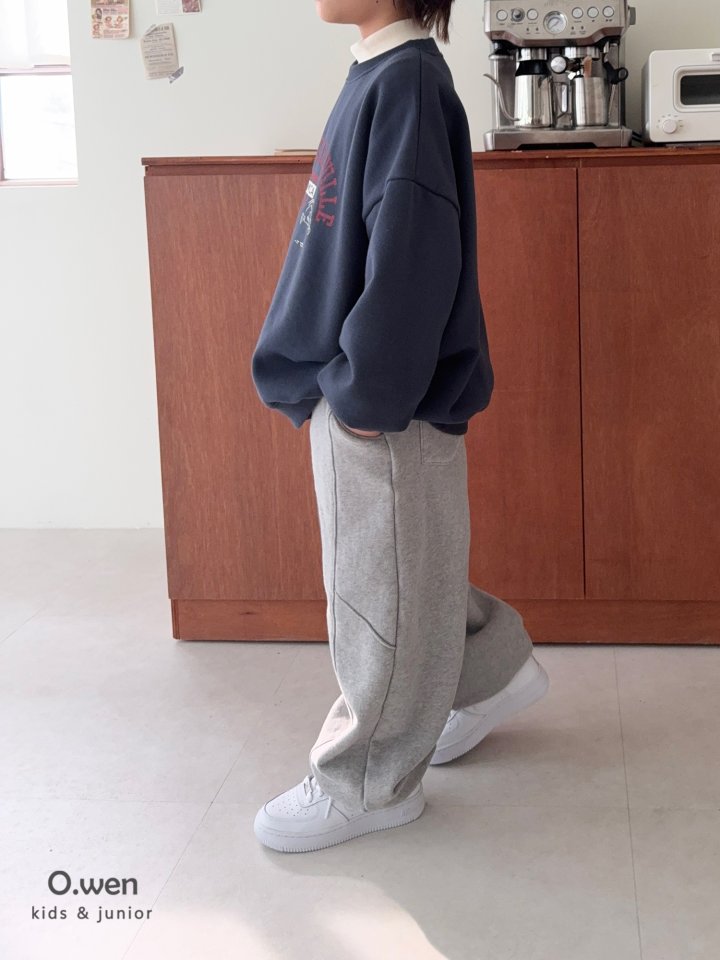 O Wen - Korean Children Fashion - #designkidswear - Fleece Cut Jogger Pants - 3