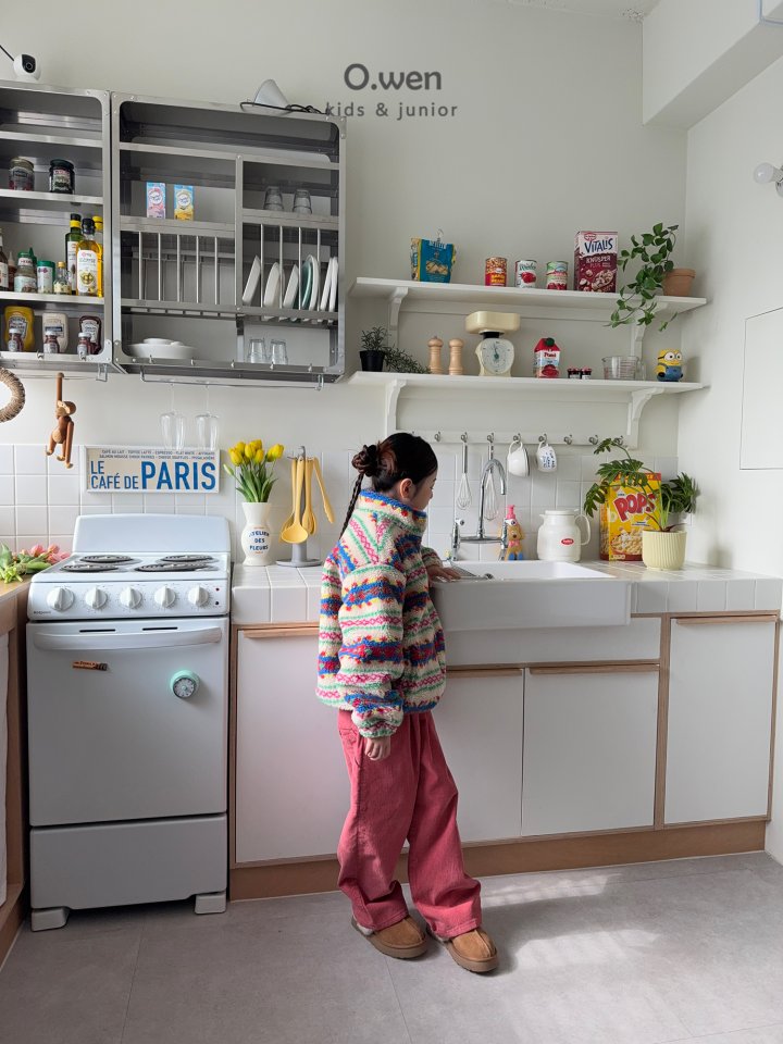 O Wen - Korean Children Fashion - #discoveringself - Carpenter Corduroy Pants - 7