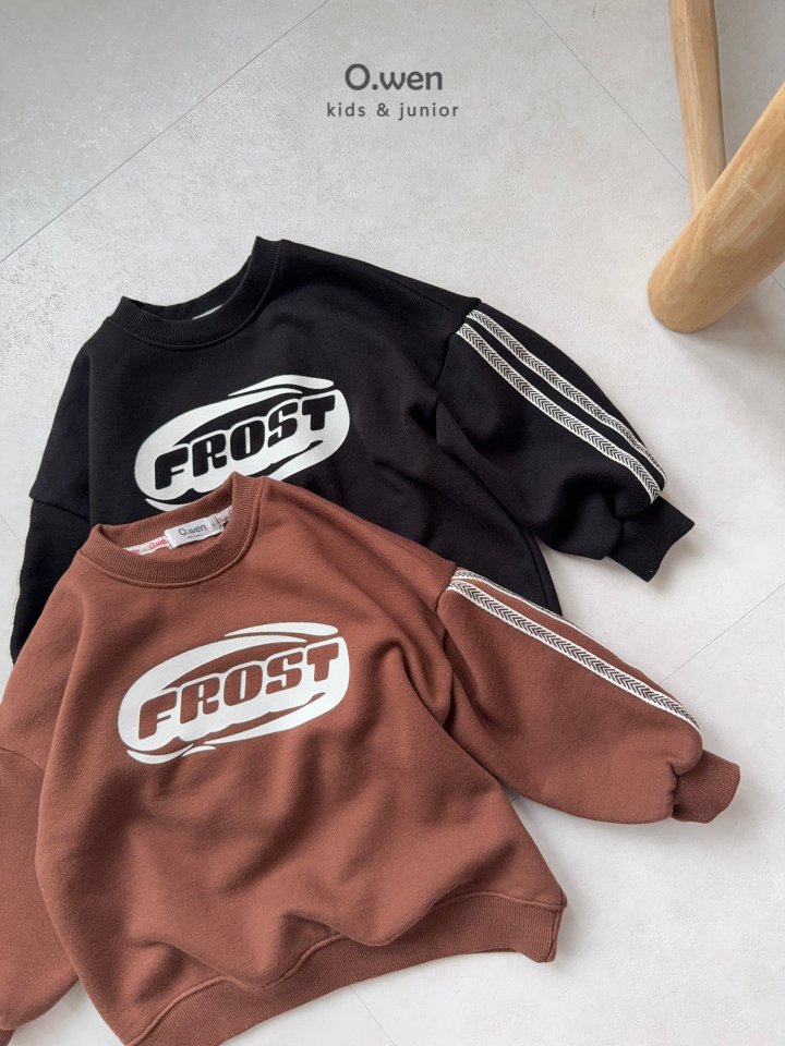 O Wen - Korean Children Fashion - #discoveringself - Frost Tape Sweatshirt