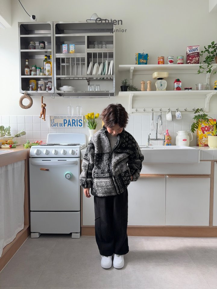 O Wen - Korean Children Fashion - #designkidswear - Fleece Cut Jogger Pants - 4