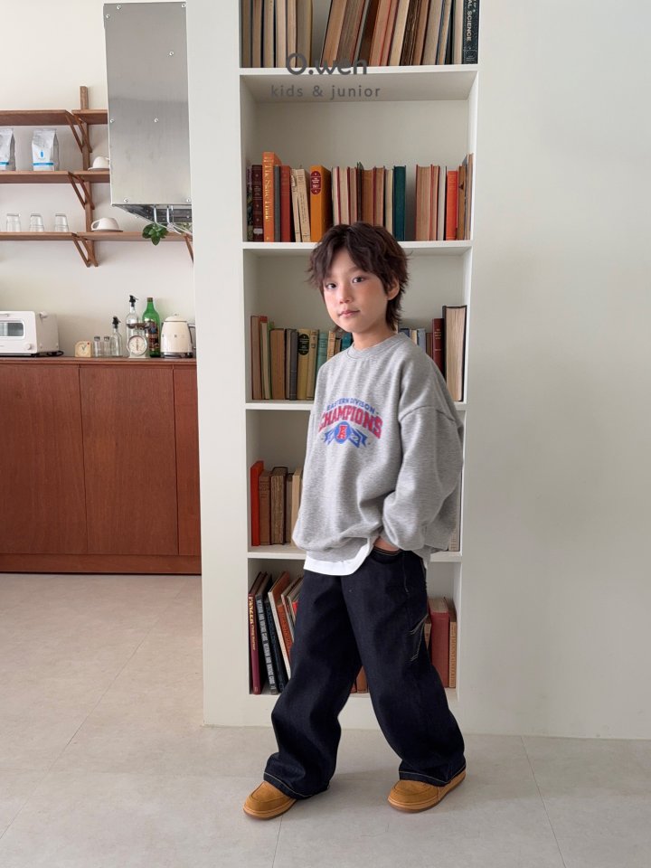 O Wen - Korean Children Fashion - #kidsshorts - Champion Fleece Sweatshirt - 6