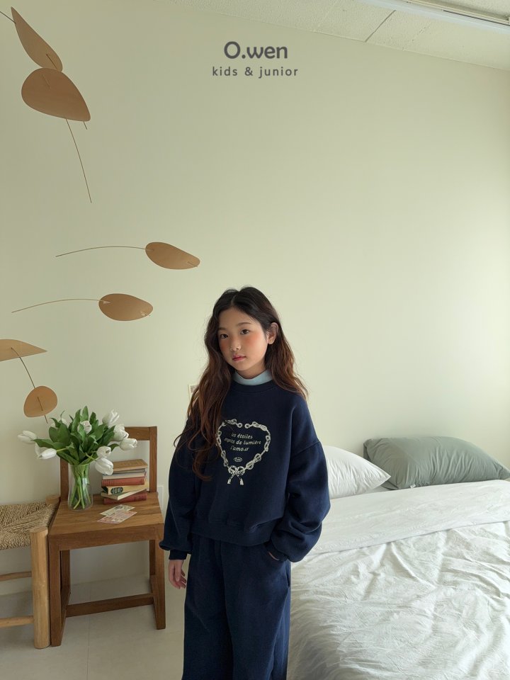 O Wen - Korean Children Fashion - #kidsshorts - Lamour Crop Sweatshirt - 3