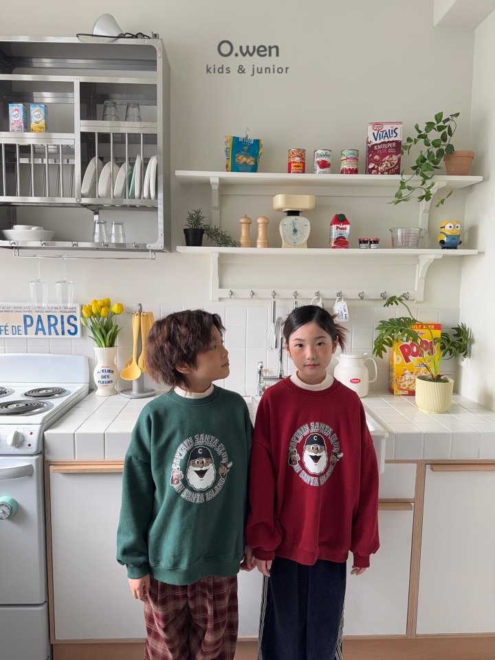 O Wen - Korean Children Fashion - #kidsshorts - Papa Fleece Sweatshirt - 7