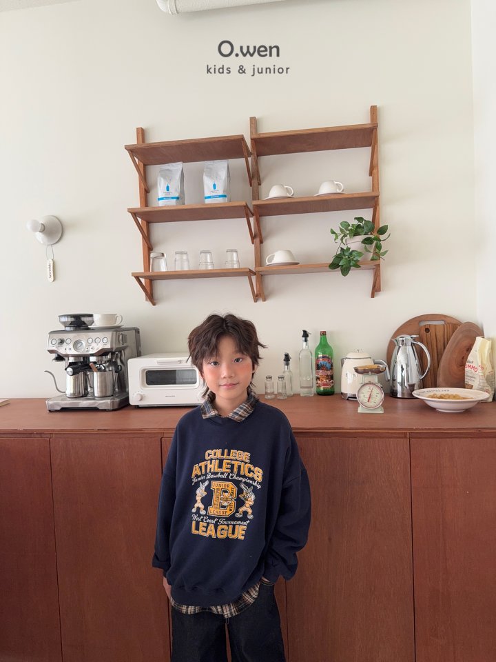 O Wen - Korean Children Fashion - #kidsshorts - Athletic Fleece Sweatshirt - 11