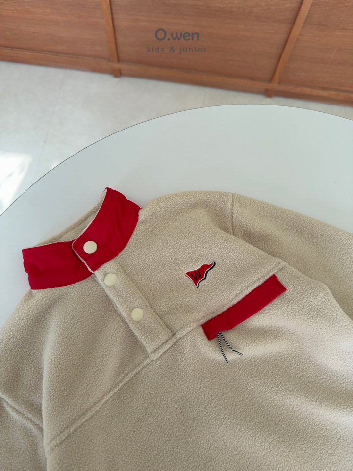 O Wen - Korean Children Fashion - #kidsshorts - Glossy Fleece Anorak - 9