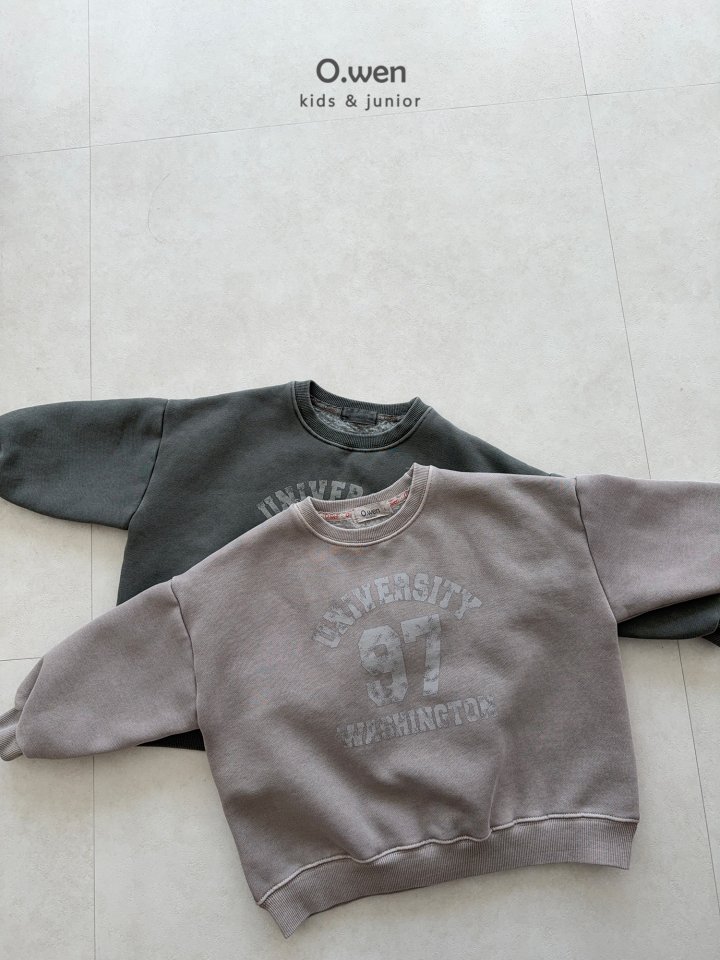 O Wen - Korean Children Fashion - #kidsstore - Washington Pigment Sweatshirt - 9