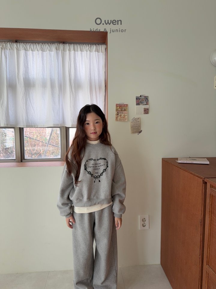 O Wen - Korean Children Fashion - #kidsshorts - Lamour Crop Sweatshirt - 4