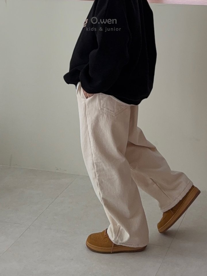 O Wen - Korean Children Fashion - #kidsshorts - Peach Fleece Cotton Pants - 4