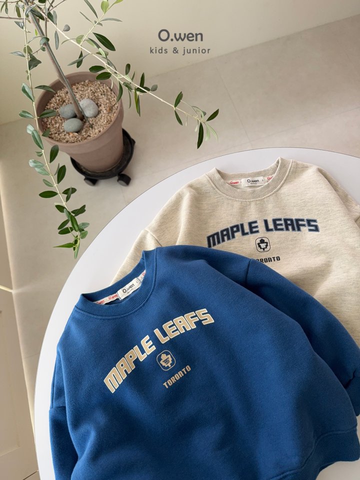 O Wen - Korean Children Fashion - #littlefashionista - Maple Fleece Sweatshirt - 9