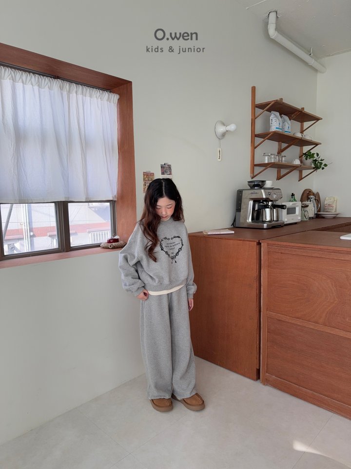 O Wen - Korean Children Fashion - #littlefashionista - Lamour Crop Sweatshirt - 7