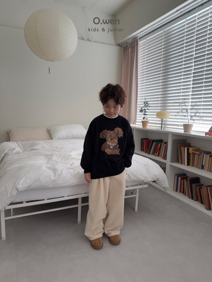 O Wen - Korean Children Fashion - #littlefashionista - Puppy Fleece Sweatshirt - 12