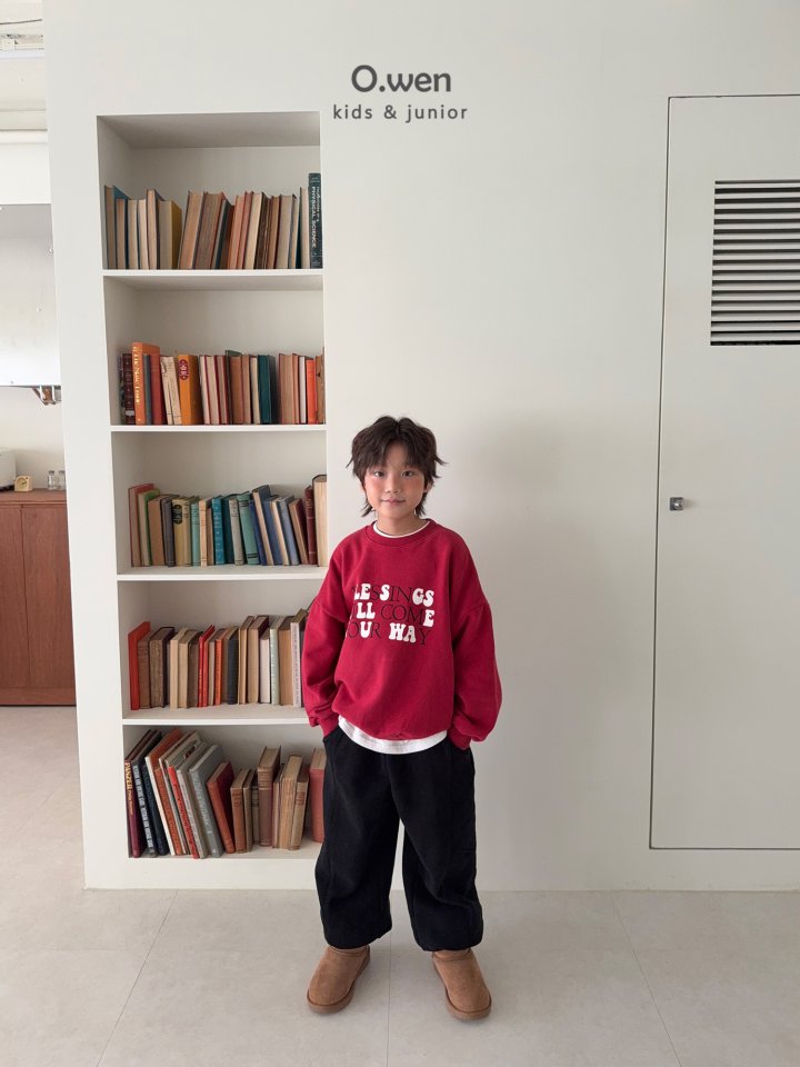 O Wen - Korean Children Fashion - #Kfashion4kids - Blessing Fleece Sweatshirt - 4