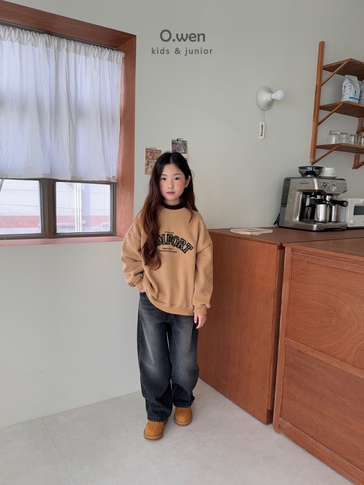 O Wen - Korean Children Fashion - #littlefashionista - Winter Cut Fleece Denim Pants - 3
