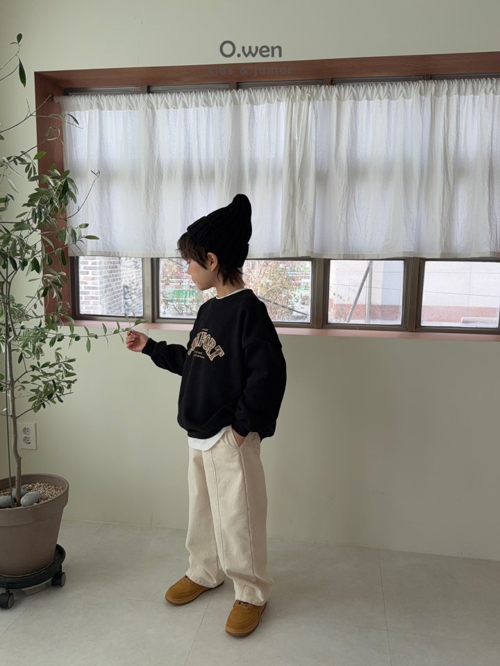 O Wen - Korean Children Fashion - #littlefashionista - Peach Fleece Cotton Pants - 7