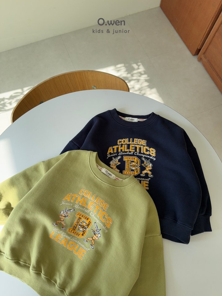O Wen - Korean Children Fashion - #littlefashionista - Athletic Fleece Sweatshirt