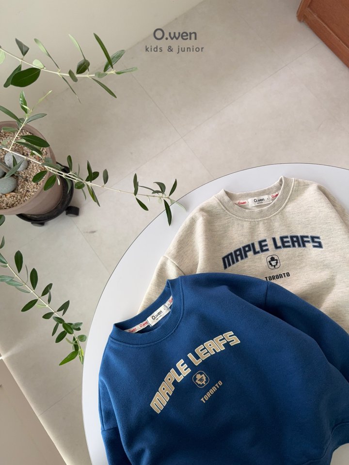 O Wen - Korean Children Fashion - #magicofchildhood - Maple Fleece Sweatshirt - 10