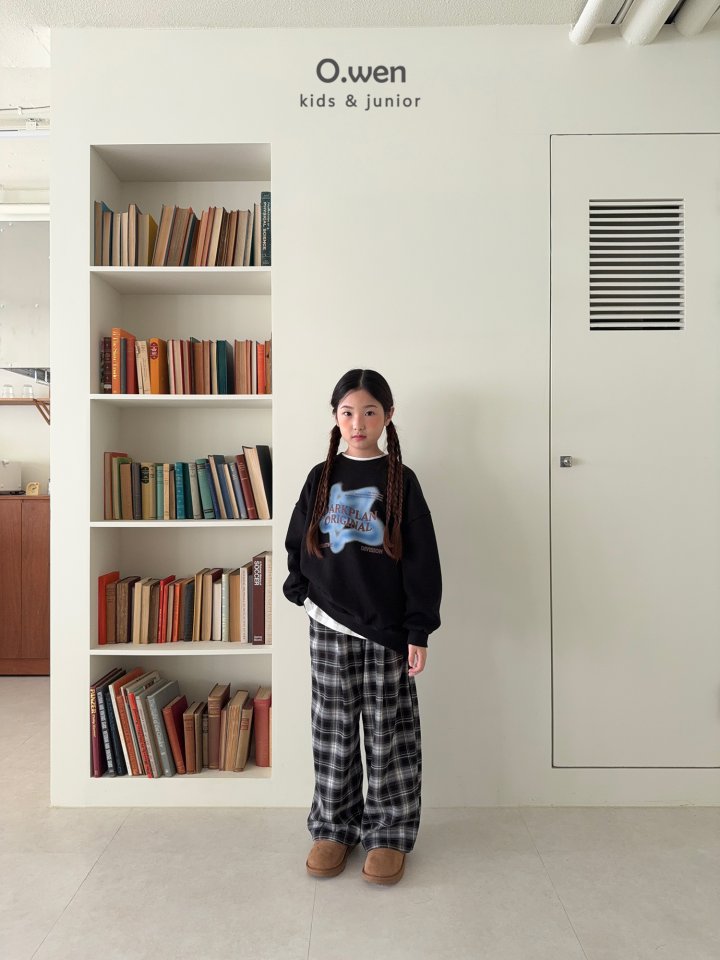 O Wen - Korean Children Fashion - #magicofchildhood - Lonlon Check Fleece Pants - 5