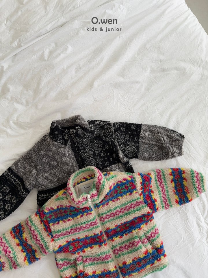 O Wen - Korean Children Fashion - #magicofchildhood - Sherpa Multi Jacket