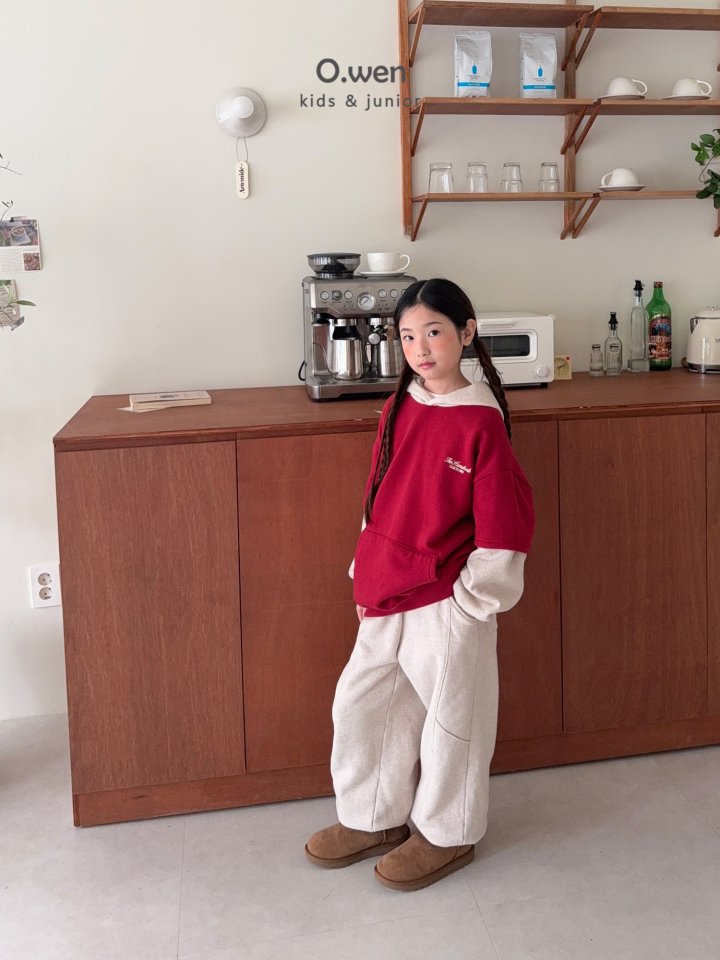O Wen - Korean Children Fashion - #magicofchildhood - Fleece Cut Jogger Pants - 11