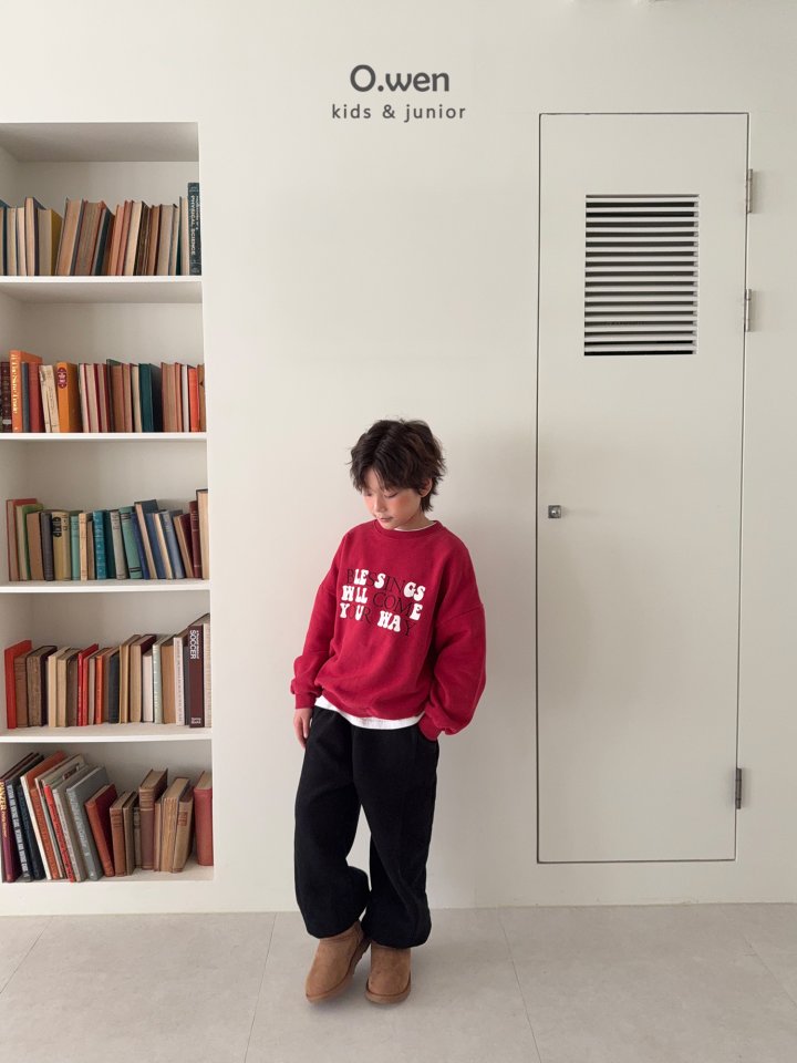 O Wen - Korean Children Fashion - #minifashionista - Blessing Fleece Sweatshirt - 6
