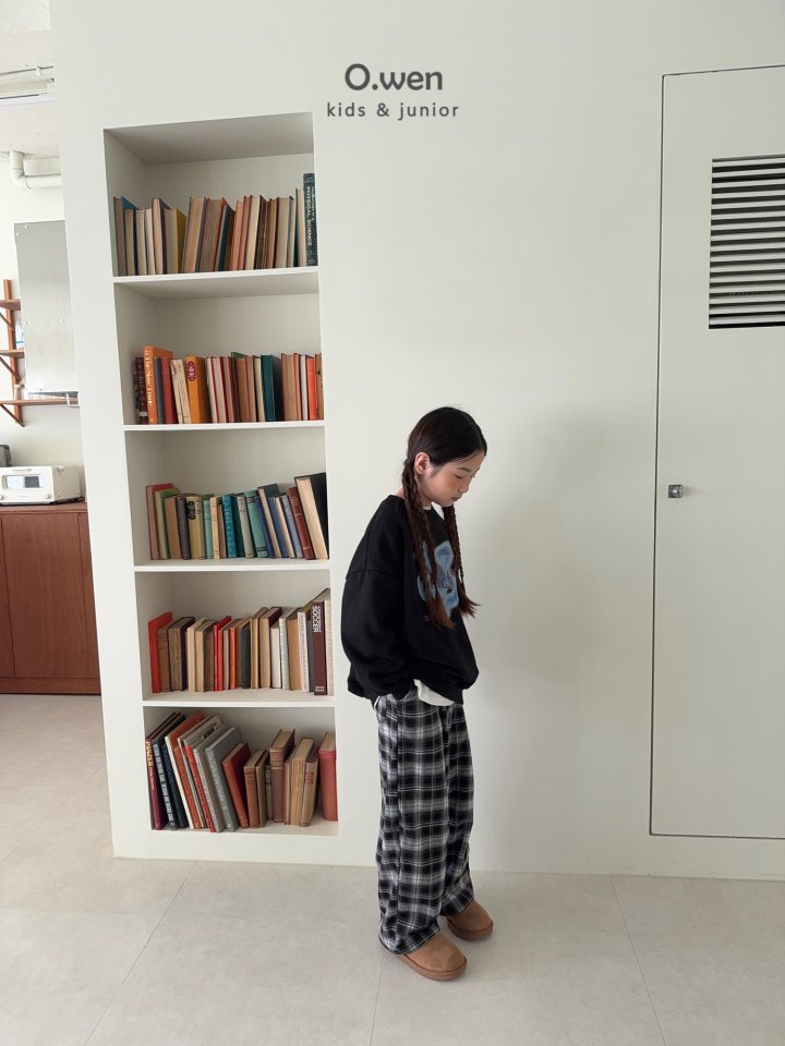 O Wen - Korean Children Fashion - #prettylittlegirls - Lonlon Check Fleece Pants - 7