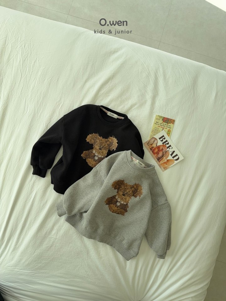 O Wen - Korean Children Fashion - #prettylittlegirls - Puppy Fleece Sweatshirt