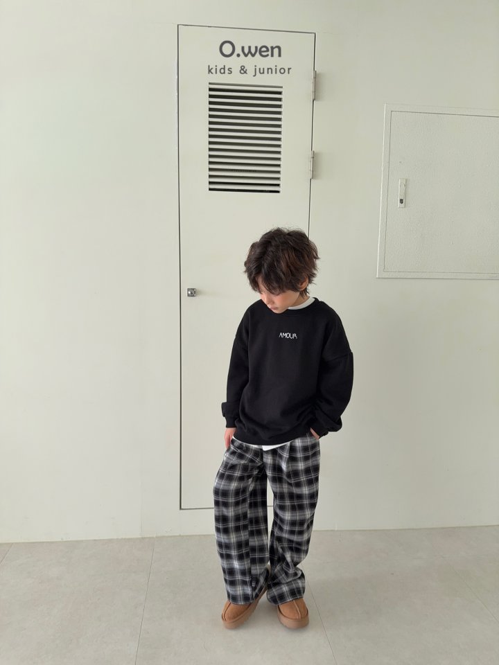 O Wen - Korean Children Fashion - #stylishchildhood - Amour Embroidery Fleece Sweatshirt - 8