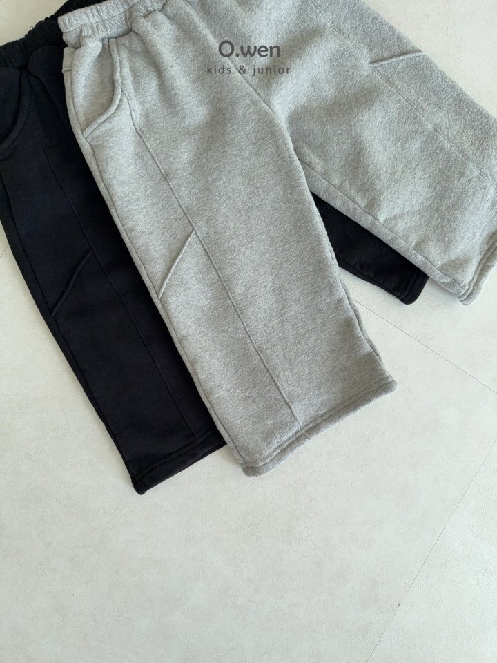 O Wen - Korean Children Fashion - #todddlerfashion - Winter Line Fleece Pants - 9