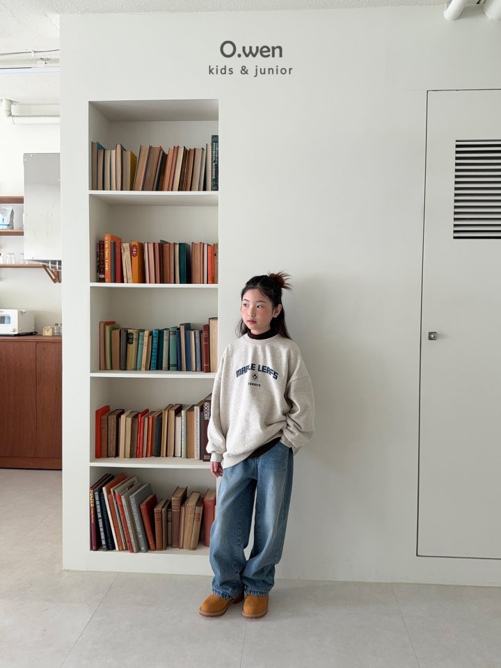 O Wen - Korean Children Fashion - #todddlerfashion - Winter Cut Fleece Denim Pants - 7