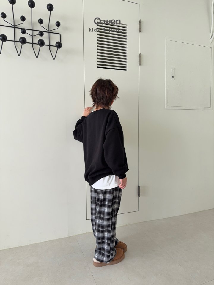 O Wen - Korean Children Fashion - #todddlerfashion - Amour Embroidery Fleece Sweatshirt - 6