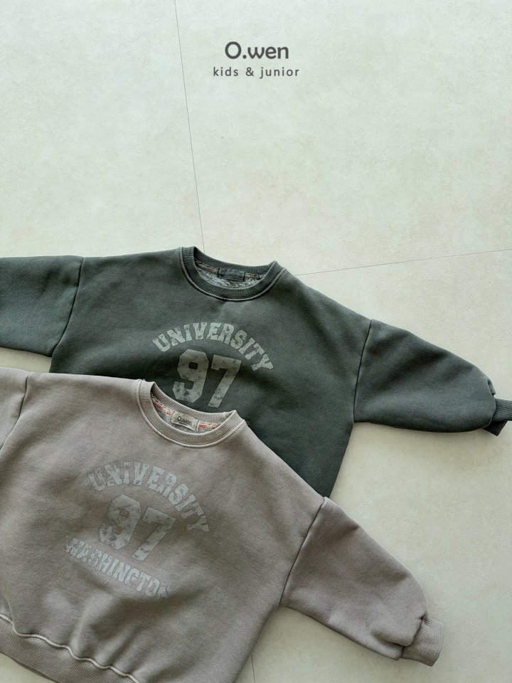 O Wen - Korean Children Fashion - #toddlerclothing - Washington Pigment Sweatshirt