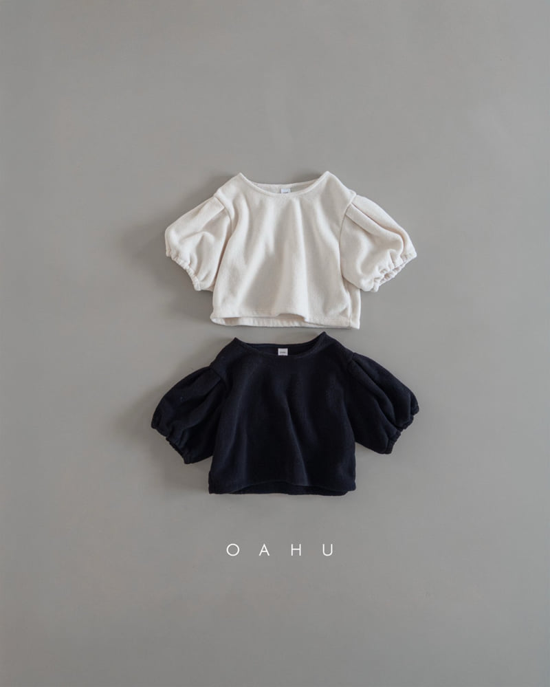 O'Ahu - Korean Children Fashion - #Kfashion4kids - Boucle Puff Tee