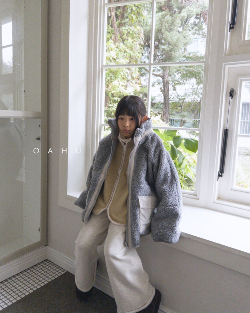 O'Ahu - Korean Children Fashion - #childrensboutique - Snow Fleece Zip-up (Junior) - 9