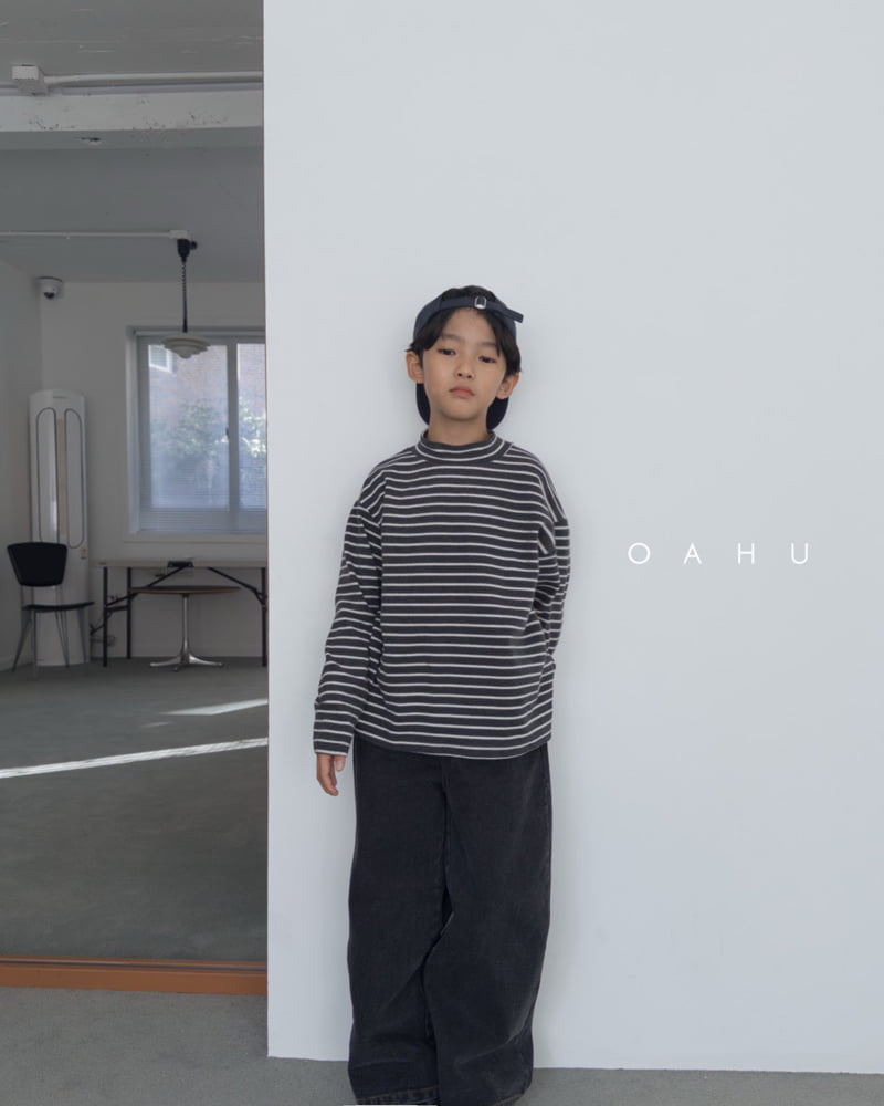 O'Ahu - Korean Children Fashion - #childrensboutique - Basic Stripe Turtleneck Tee - 8