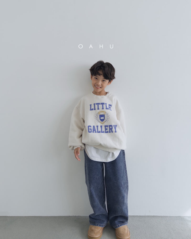O'Ahu - Korean Children Fashion - #designkidswear - Earth Wide Denim Pants - 2