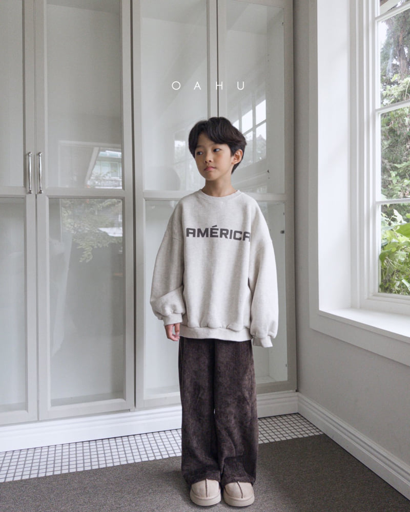 O'Ahu - Korean Children Fashion - #discoveringself - Curve Velvet Pants - 7
