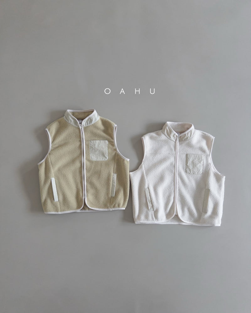 O'Ahu - Korean Children Fashion - #discoveringself - Land Fleece Vest