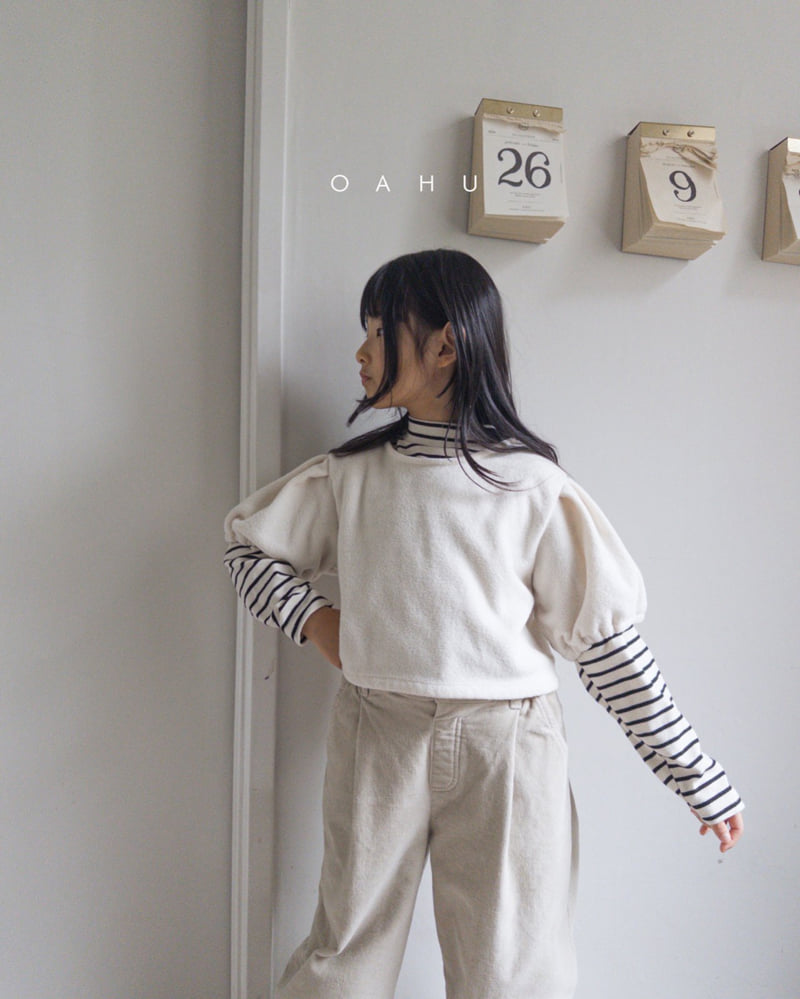 O'Ahu - Korean Children Fashion - #fashionkids - Basic Stripe Turtleneck Tee - 11