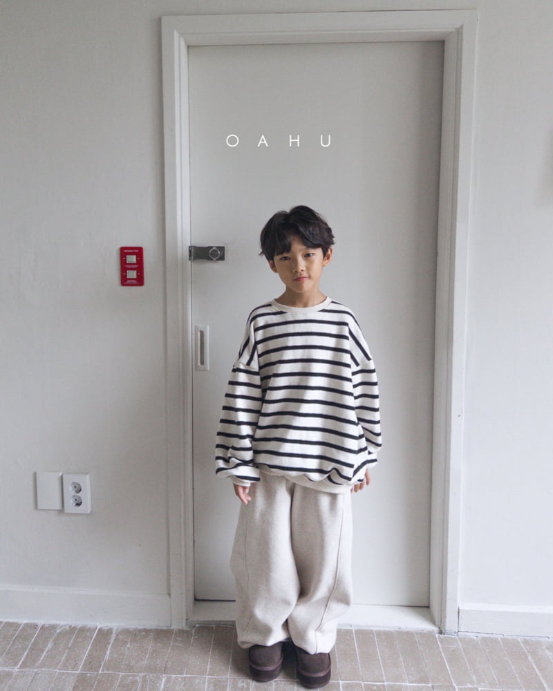 O'Ahu - Korean Children Fashion - #fashionkids - Milk Stripe Sweatshirt - 10