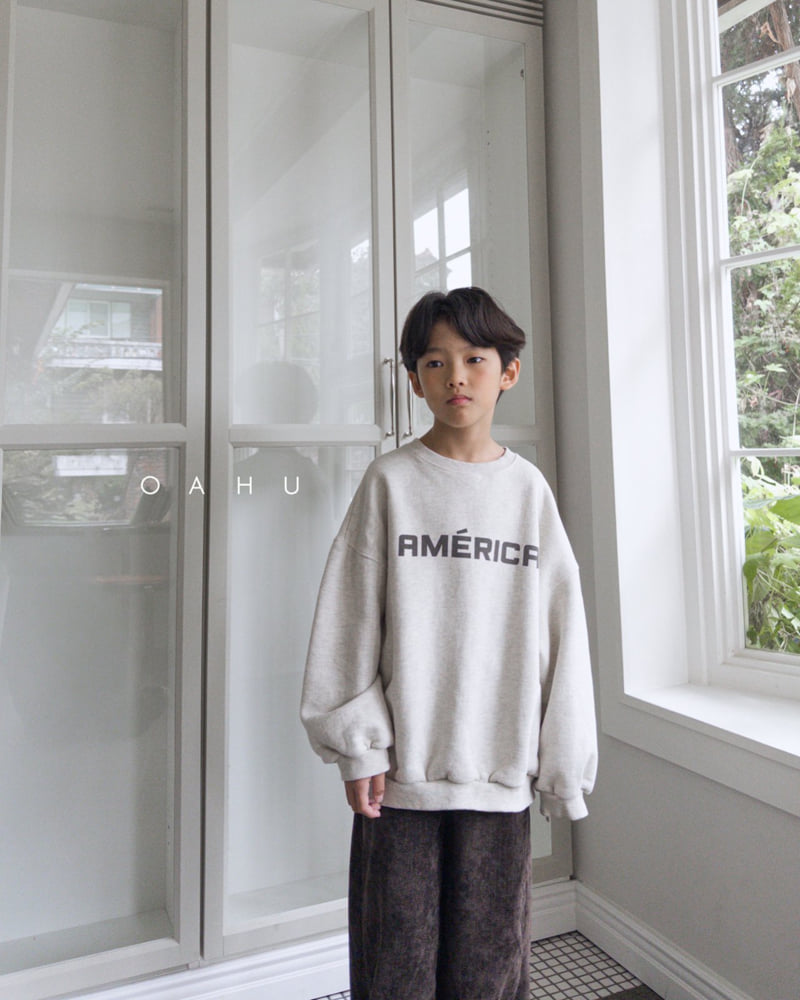 O'Ahu - Korean Children Fashion - #fashionkids - America Sweatshirt - 6