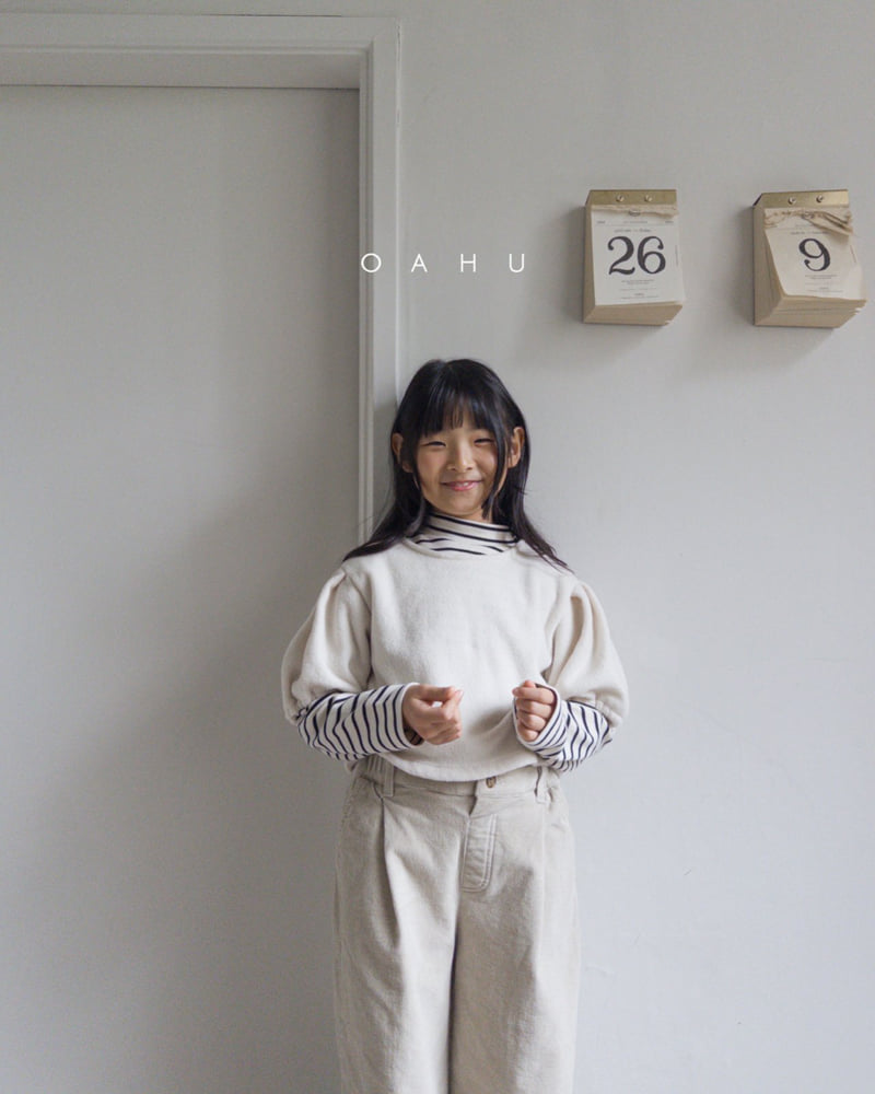 O'Ahu - Korean Children Fashion - #fashionkids - Boucle Puff Tee - 11