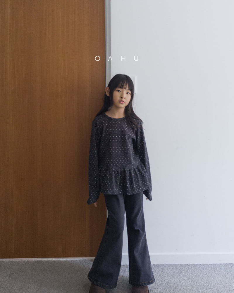 O'Ahu - Korean Children Fashion - #fashionkids - Dot Frill Tee - 4