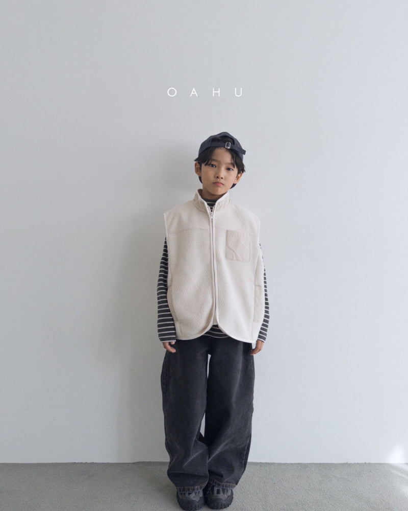 O'Ahu - Korean Children Fashion - #kidsshorts - Earth Wide Denim Pants - 5