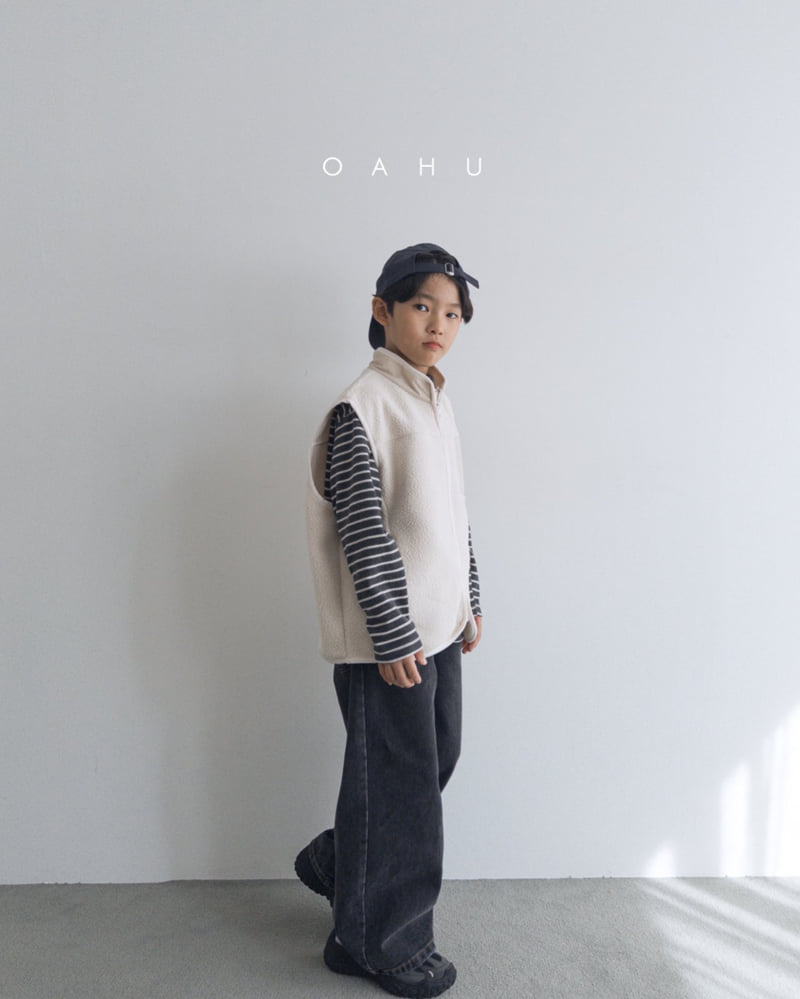 O'Ahu - Korean Children Fashion - #kidsstore - Earth Wide Denim Pants - 6